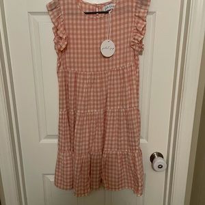 Pink Gingham dress from Petal & Pup never worn.
